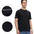 MAYYOUNG Quick Dry Breathable Gym Short Sleeve T-Shirts Custom Blank Men T-Shirt Summer Sports Running Fitness Tee Tops