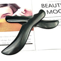 Huiying Chinese Traditional Scraper Tool Bian Stone Guasha Board Natural Crystal Facial Massager Face Gua Sha