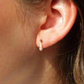 Dainty Minimalist Handmade Friendship Fine Jewelry 925 Sterling Silver Real Fresh Water Pearl Drop Earrings