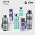 UZSPACE BPA Free Water Bottles Tracker - Reusable Tritan Plastic No Leak Non-Toxic for Outdoors Hiking Cycling Fitness