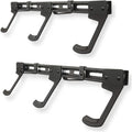 Mountain Bikes Indoor Bicycle Display Steel Bike Hanger Garage Storage Holder Bicycle Rack Wall Mount for Three Bikes