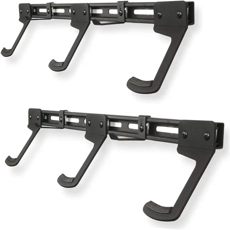 Mountain Bikes Indoor Bicycle Display Steel Bike Hanger Garage Storage Holder Bicycle Rack Wall Mount for Three Bikes