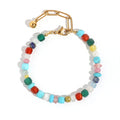 Miyuki Beads Boho Style Natural Stone Beaded Bracelet for Women Multi-colors Unique Design Gift