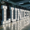 Wholesale 4FT Custom Led Marquee Letters Wedding Proposal Sign Backdrop with RGB Light for Birthday Party Decor Ceremony Event