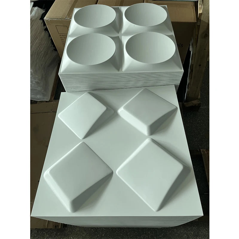 Popular Design Low MOQ New Style PVC 3D Wall Panels Shimmer Disc Panel Waterproof Modern Geometric Household for Wall Decoration