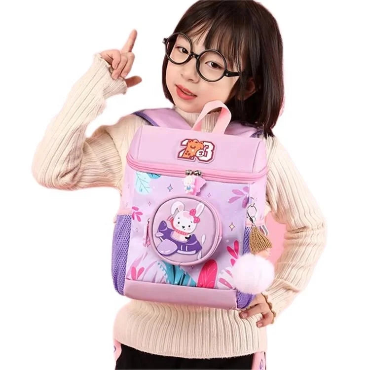 New 2025 Cute Kids Unicorn Cartoon Waterproof Backpack Reflective School Bag Unisex 20-35L Capacity