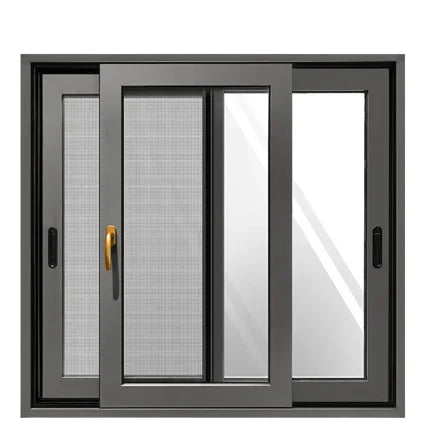 LML Modern Heat Insulation Aluminum Alloy Sliding Windows Customizable Soundproof Double Glazed Tempered Glass