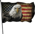 Factory Customized 3*5ft 100% Polyester Indoor Outdoor Home Garden Decoration American Bald Eagle Flag