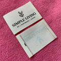 Soft 100% Organic Cotton LabelsCustom Cotton Main Label for Garments and Hats