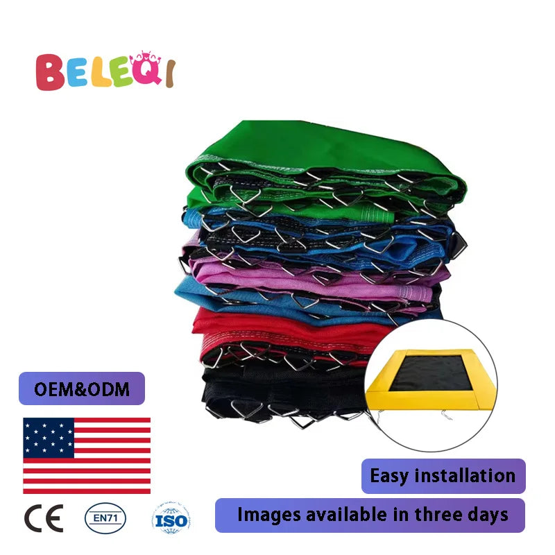 Indoor Colored Gym Professional Replacement Trampoline Jumping Mat for High-performance Training Offering Durable