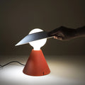 Hat Shape Designers Table Lamps Black Red Luxury Modern Decorative Table Lamp for Restaurant Weddings Home Decor