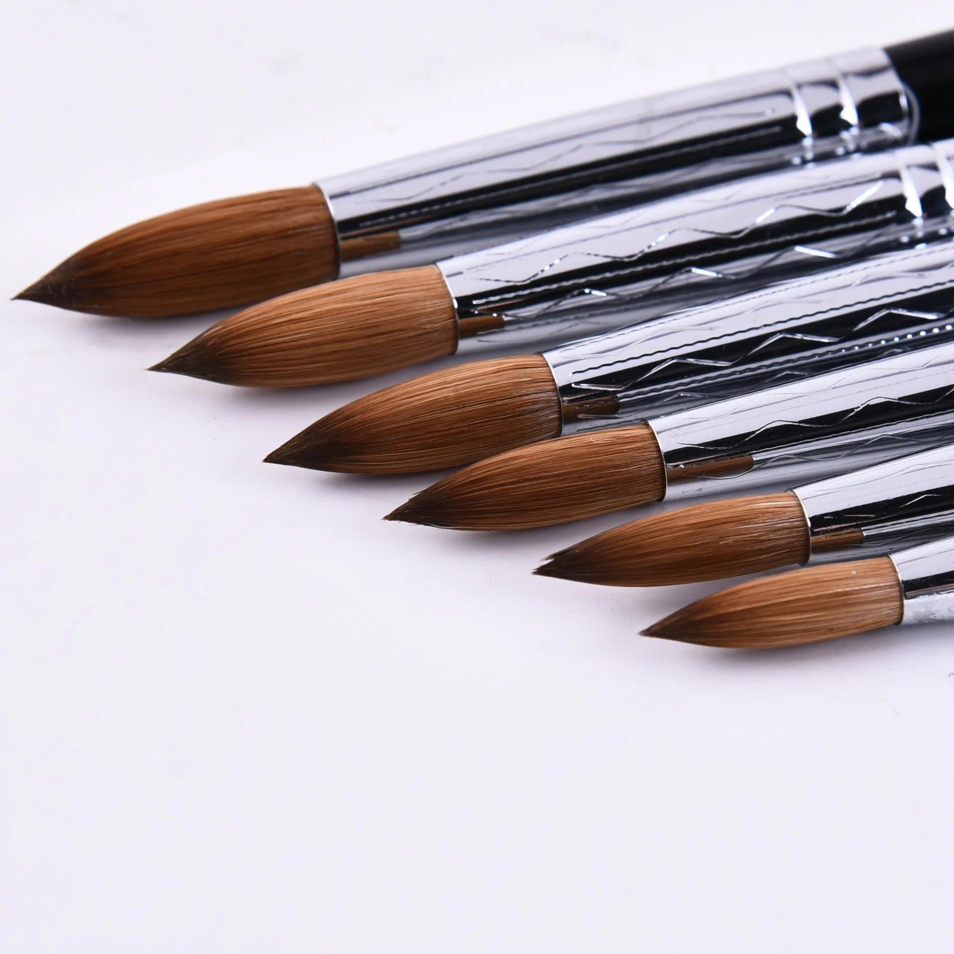 100% Kolinsky Hair Germany Acrylic Nail Brush Custom Logo Acrylic Nail Brushes Pure Kolinsky Brush