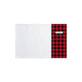 RubySub Christmas Gift Buffalo Plaid Linen Blank Sublimation Place Mat Table Mats Eat Meal Mat