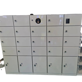 Customized Logo and Printing ABS Plastic Disinfection Shoe Cabinet Lockers Easy Installation for Office Use
