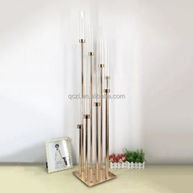 New Wedding Candlestick 8 Heads Step by Step High Decoration Hotel Decoration Romantic Candlelight Dinner