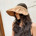 Summer Hats for Women Empty Top Shell Shape Sun Hat Fashion Sunshade Sunscreen Sun Protection Beach Hat