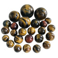 Natural polished quartz ball tiger eye stone gemstone crystal sphere