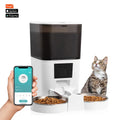 6L Tuya Automatic Cat Dog Intelligent Timer Smart Pet Feeder Wifi Smart Automatic Cat Pet Feeder with Dual Bowls
