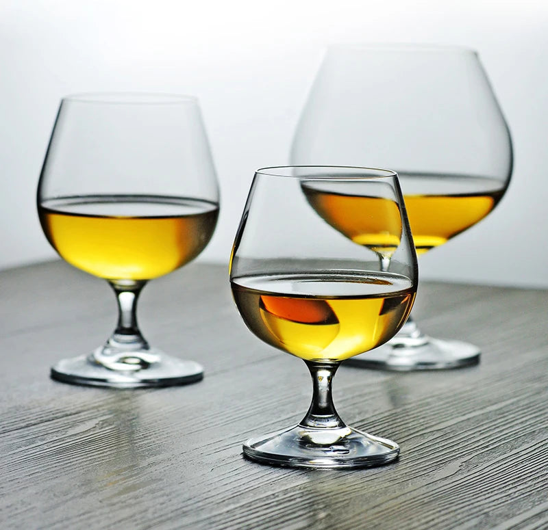 Hxglass Custom logo 250/360/420ml  Large Brandy Crystal Glass for KTV Hotel Restaurant Bar Brandy Snifter Copas De Cristal
