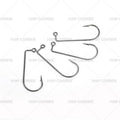 High Carbon Steel Fishing Supplies Round Jig Heads 90 Degree  Aberdeen Jig Fishing Hook