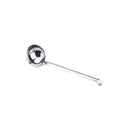 Ergonomic Stainless Steel Ladle cm 6 Kitchen Utensil Serving Spoon for Soup Pasta Metal Cookware Mirror Polished Finish