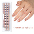 MOBRAY Easy to Apply and Remove Artificial Nails Set Portable French Tip Versatile and Stylish Press on Nails Luxury Handmade