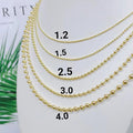 BCL1273 Women's Trendy 18K Gold Plated Ball Bead Chain Bracelet Choker Necklace Jewelry Set 3mm 4mm 6mm Sizes Mainly Made Brass