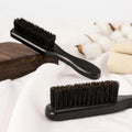 Wooden Handle Boar Bristle Beard Brush Hair Styling Comb Shaving Brush Anti-Static Barber's Tool for Salon Men's Beard Shaving