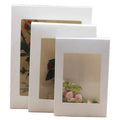In Stock Custom Design Kraft Paper PVC Flat Gift Folders with Matt/Glossy Lamination and Window