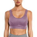 Wholesale Custom Plus Size Wireless Breathable Cross Back Adjustable High Impact Sports Bra for Women