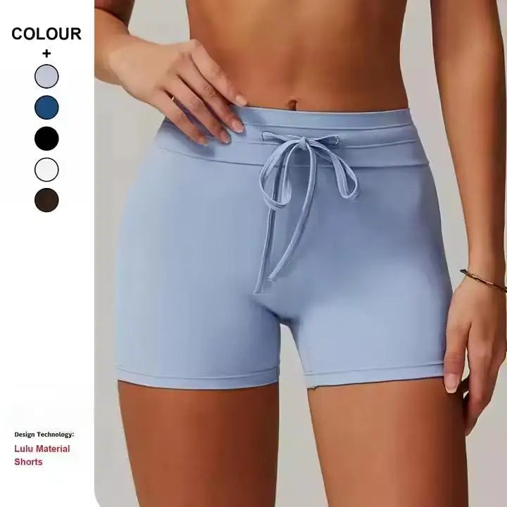 High Quality Women's Yoga Shorts for Squat Proof Tummy Control Breathable High Waist Active Wear Gym Leggings for Ladies