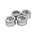 Tin Cans Packaging Metal Containers Box with Transparent PVC Window