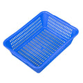 LEADLOONG Stocked Thickened HDPE Plastic Storage Baskets for Food/Drink Use Vegetable Picking & Wash