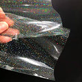 Sparkling Colorful Laser Effect TPU Transparent Glitter Breathable Non-toxic Film for Making Handbag/Garment/Mat/Cover