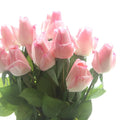 Home Wedding Decor Real Touch Baby Breath pink Faux Flower Rose Artificial Roses for Decoration