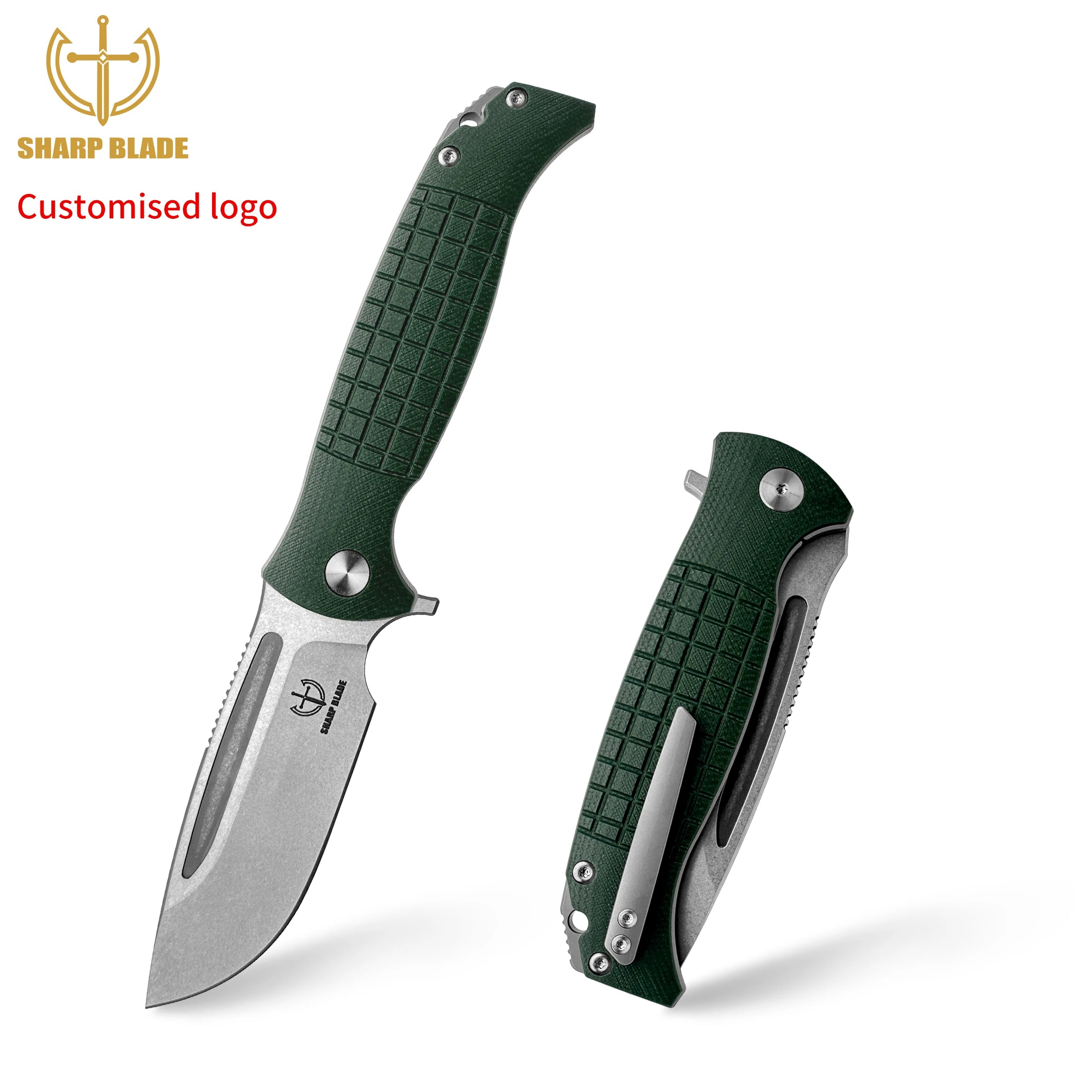 Dropshipipng Factory Wholesale Pocket Knife Outdoor D2 Steel G10 Handle Survival Tactical Folding Knife