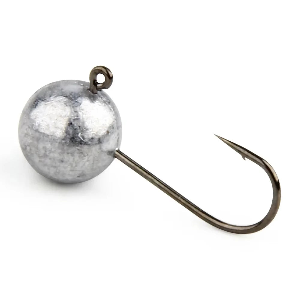 Spinpoler 0.8g/1.7g/3.5g Ajing Fishing Hook Jig Head Soft Worm Lure Bass Fish Bass Fishing Trout Freshwater Fishing Accessories