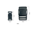 Durable Strong Pull Side Release Buckle Eco-friendly Customized Color Logo Plastic Quick Release Buckle Backpack Bag Accessories
