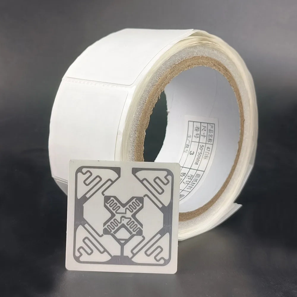Jewellery Paper Labels Long Range 13.56 Mhz Tire Label Hf Ntag215 Nfc Stickers Tags Waterproof for High Temperature Rfid Tag