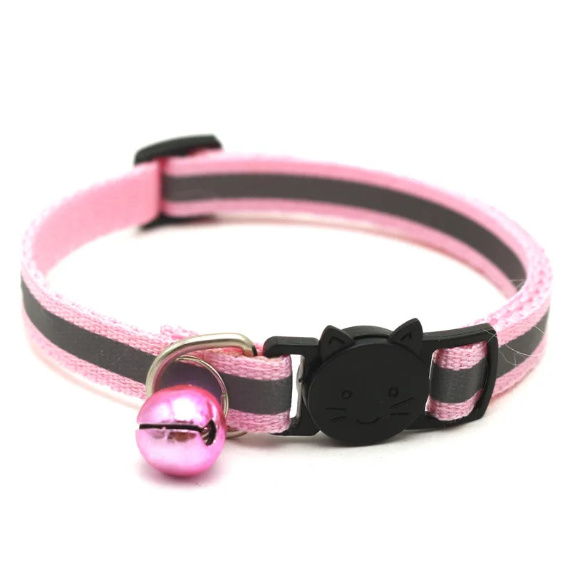 Luxury Personality Cute Designer Nylon Pet Dog Cat Collar With Bell