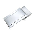 Mens Designer 30mm Reversible Plate Belt European Style Double Sided Zinc Alloy Shiny Tone Dual Side Buckle
