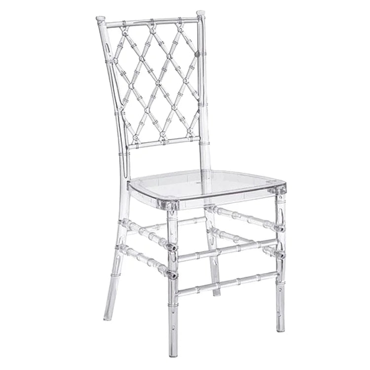 Factory Transparent Banquet Party clear Acrylic Chair Chiavari Wedding Chairs for Events