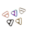 Various Size Strap Sliders Bag Accessories Metal Triangle Ring Buckle