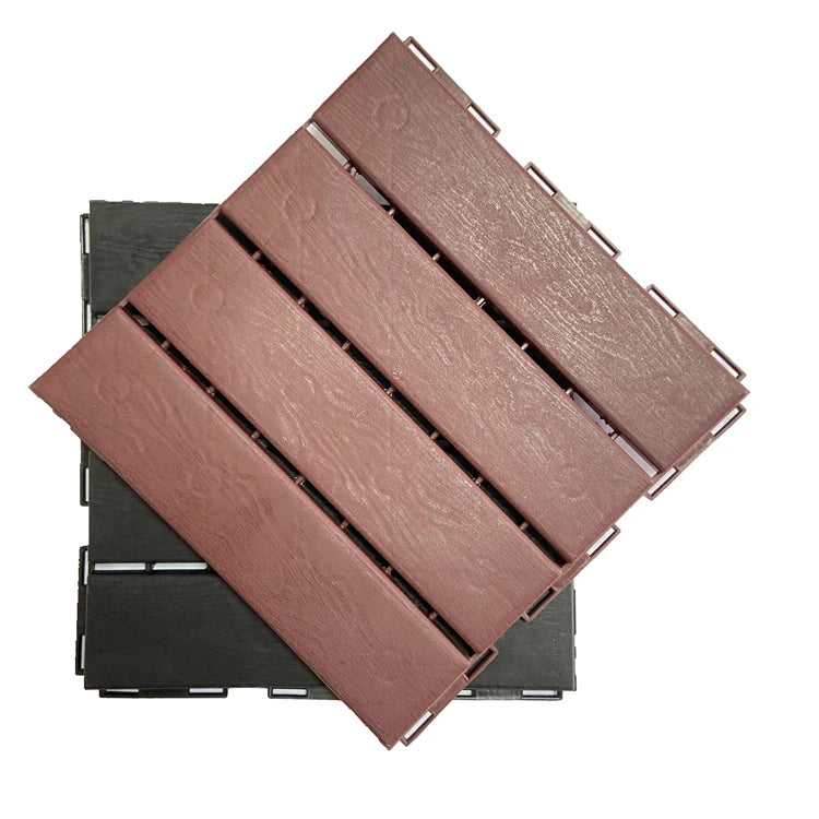 pp Plastic Modular Flooring InterIocking Assembled Outdoor Coffee Ground Flooring Tiles