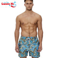 High Quality Swim Trunks Europe and the United States Casual New Printing Straight Beach Swimming Trunks