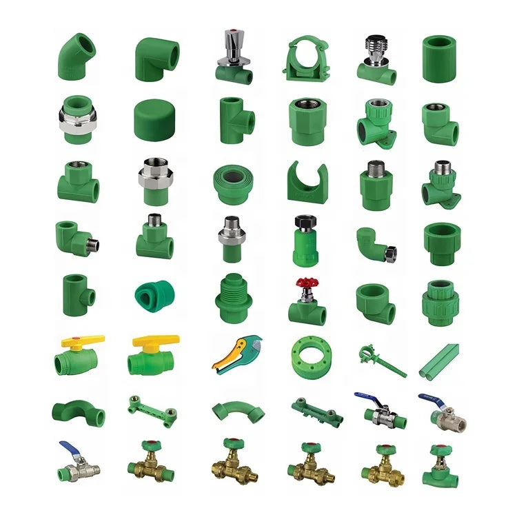 Wholesale PPR Fitting Elbow Tee Coupler for PPR Pipe Connection High Quality Plumbing Fittings
