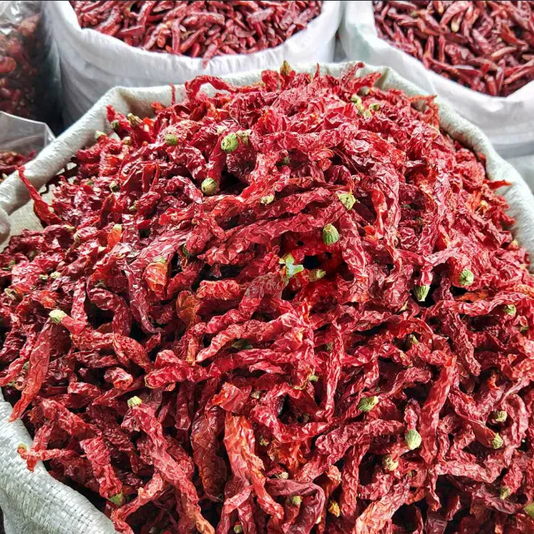 1kg Raw Red Er Jing Tiao Chinese Dried Erjingtiao Chili Pure Natural for Sale