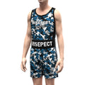 RISE Durable Camouflage Pattern Boxing Sets Boxing Drunk and Boxing Singlets for Kickboxing and Cage Fight