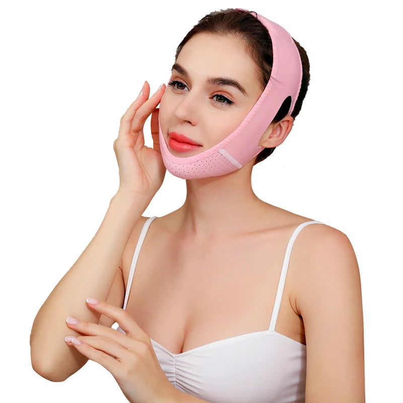 Elastic Face Slimming Bandage V Line Face Sharp Women Chin Cheek Lift up Belt Facial Anti Wrinkle Strap Face Care Tools