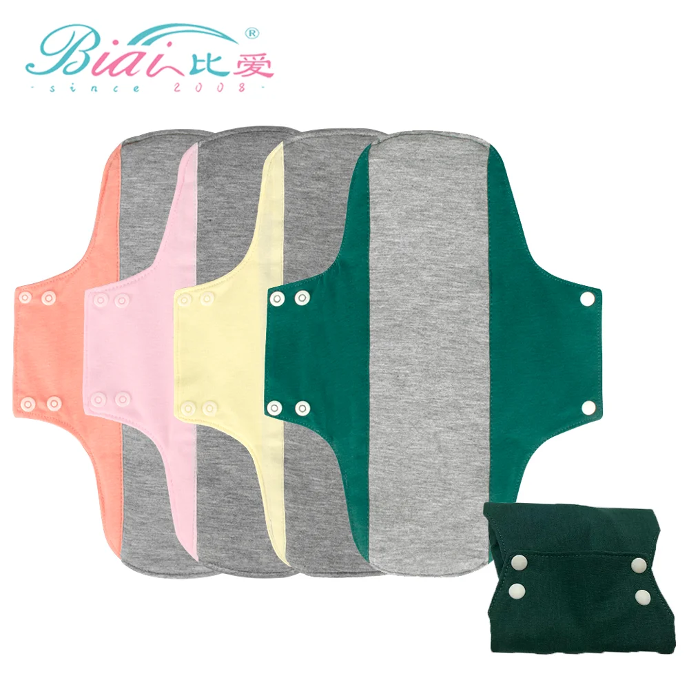 Washable Graphene Menstrual Cloth Pads 33G 22*28Cm Reusable Soft Panty Liner Sanitary Napkin Pad Period Panties Pad in Night
